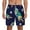 White, variant on Astronaut Dinosaur and Space for Men's Swimming Trunks Swim Trunks Quick Dry Swim Shorts with Mesh Lining Funny Swimwear Bathing Suits