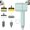Green, variant on Electric Scrubber, Surface Cleaning Brush, High Speed Rotating Structure with Multi Replaceable Heads, Waterproof Rechargeable Cleaner for Kitchen Bathroom Household Maintenance