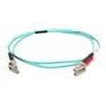 UPC: 0757120011378 | C2G 15m LC-LC 50/125 Duplex Multimode OM4 Fiber Cable – Aqua – 50ft – network cable – 49 ft – aqua