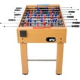 thumbnail image 4 of Rugerasy 54Inch Foosball Table,Soccer Game Table with Analog Scoring and Free Accessories,Competition Sized Football Arcade for Adults,Indoor Game Room Sport,Brown, 4 of 6