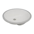 thumbnail image 6 of Ruvati 16 x 13 inch Undermount Bathroom Sink Biscuit Oval Porcelain Ceramic, 6 of 6