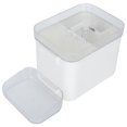 thumbnail image 3 of Fontaine à Eau pour Animaux de Compagnie, Conception Inclinée Ménage 2L Capacité Automatique Fontaine à Eau pour Chien Interface USB 5V Bol Simple Transparent Blanc, 3 of 8