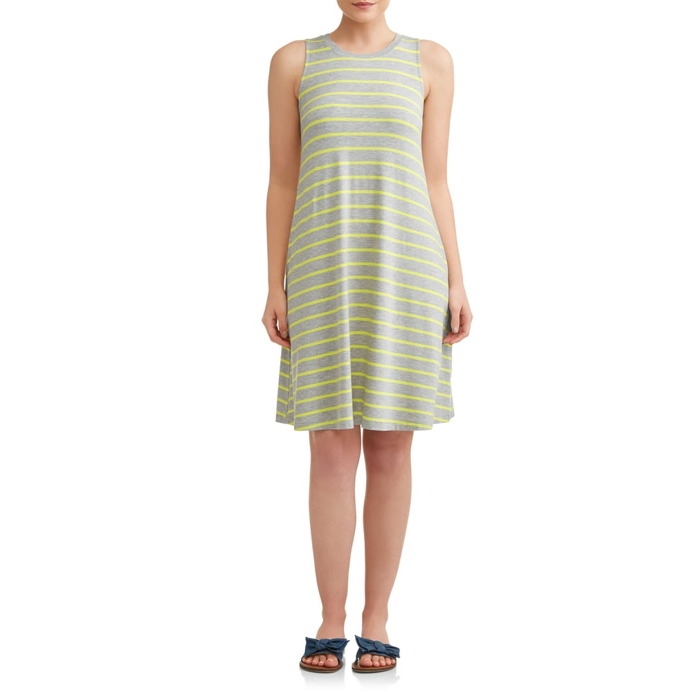 sleeveless knit dress