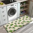 thumbnail image 3 of Cartoon Tractors Green Beige Pattern Kitchen Rug Mat,Kitchen Runner Rugs Non Skid Washable,Decorative Kitchen Floor Mats for Kitchen,Sink,Laundry,17"x47.2", 3 of 7