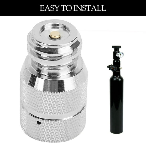 Conector de CO2 resistente a la corrosión adaptador de CO2 conveniente y duradero para el hogar de la máquina de refrescos para la fábrica ANGGREK Otros