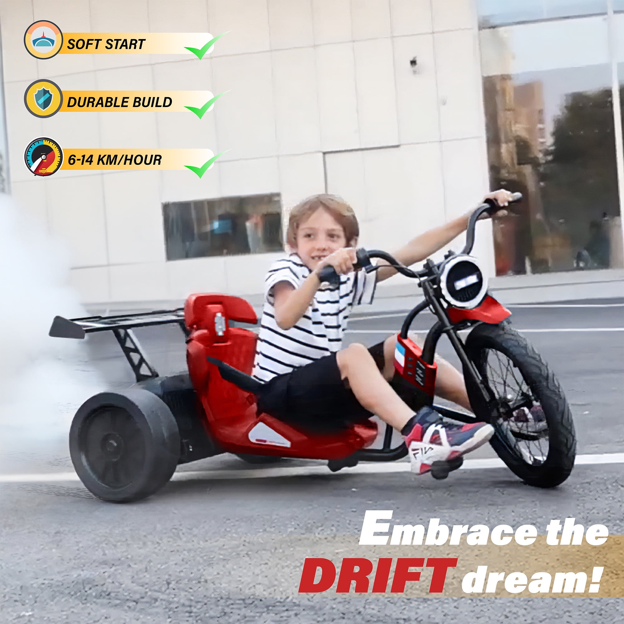 Kids drift trike best sale