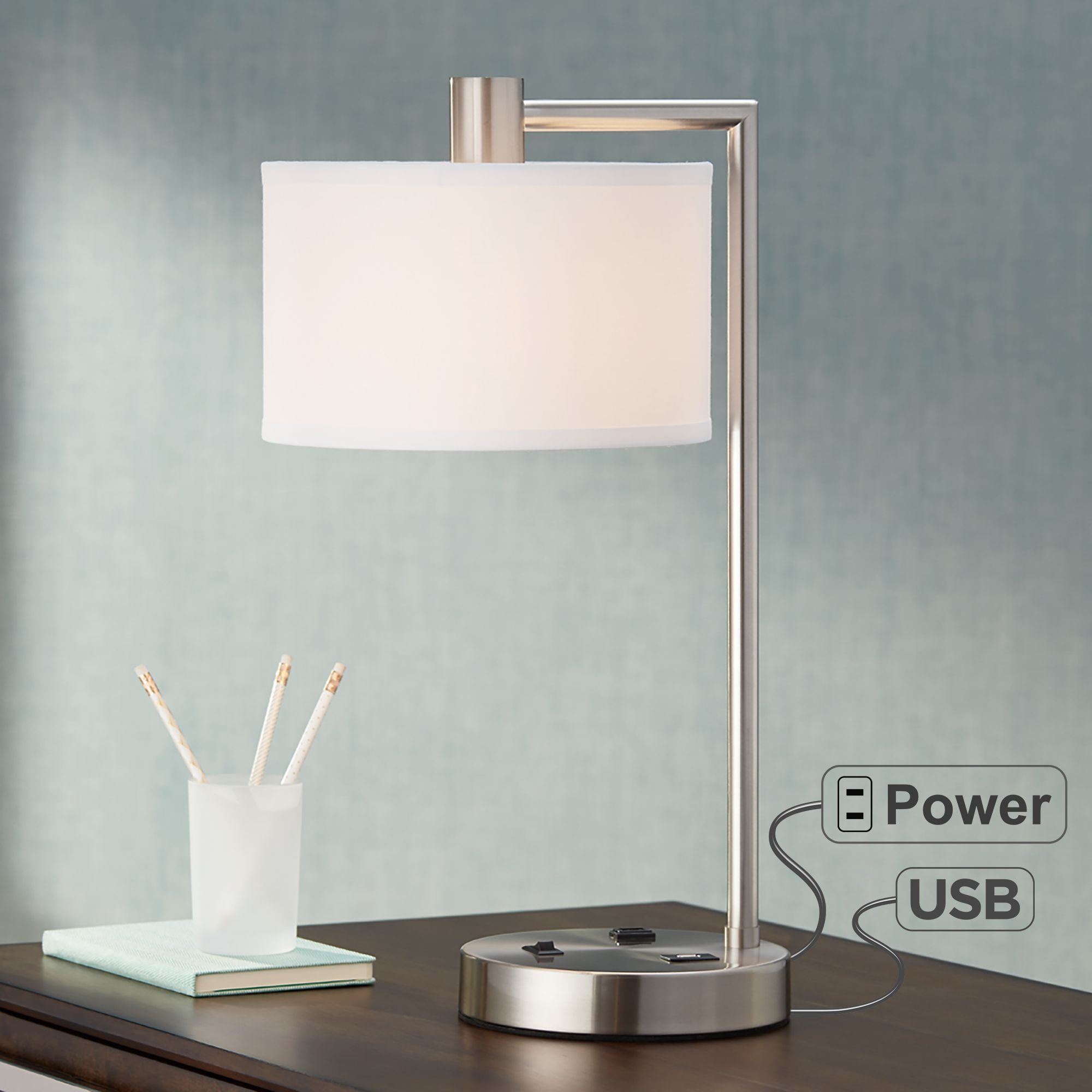 table lamps with usb and outlet