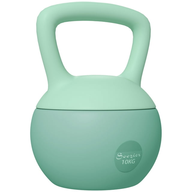 Soozier 22 lb Kettlebell, Weight Strength Training Kettlebell