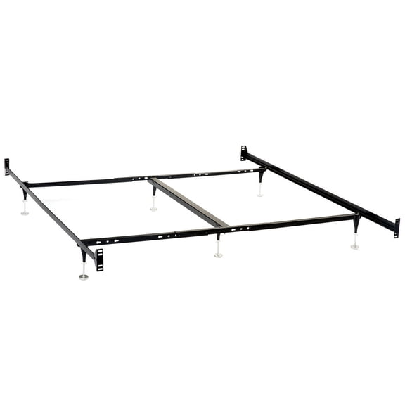 Esme California King Bed Frame Black (Headboard & Footboard)