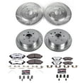 thumbnail image 3 of PowerStop Front and Rear Z36 Truck & Tow Carbon-Fiber Ceramic Brake Pad and Drilled and Slotted Rotor Kit Fits: NISSAN SUZUKI Select Models K4062-36, 3 of 9