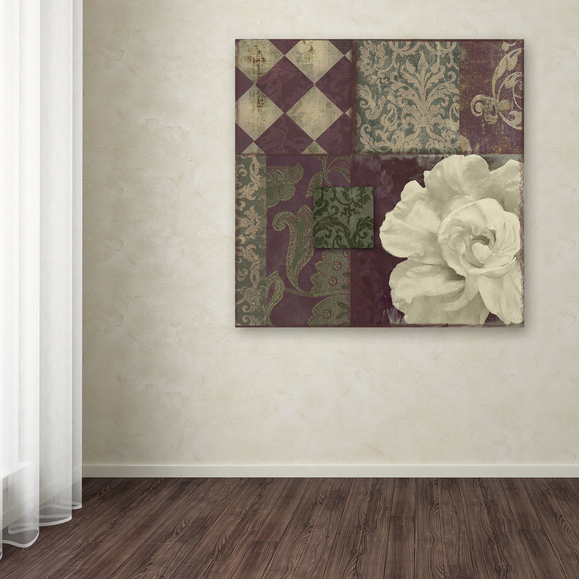 Trademark Fine Art "Patch Work Brocade II" Canvas Art by Color Bakery