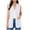 *White, variant on VBVC Women's V-Neck Open Front Sleeveless Vest , Stretchy Breathable Cardigan For Women,Ladies' Longline Waistcoat with Pockets,Black,S-3XL