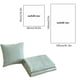 thumbnail image 3 of Manta, manta para sofá, almohada, edredón, uso en sala de estar, manta para la siesta, edredón de acondicionamiento de oficina, almohada para el automóvil, manta de doble propósito, 3 of 6