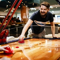 ELAYARD Air Hockey Pushers Red 8Pcs Standard Fit for Air Hockey Tables