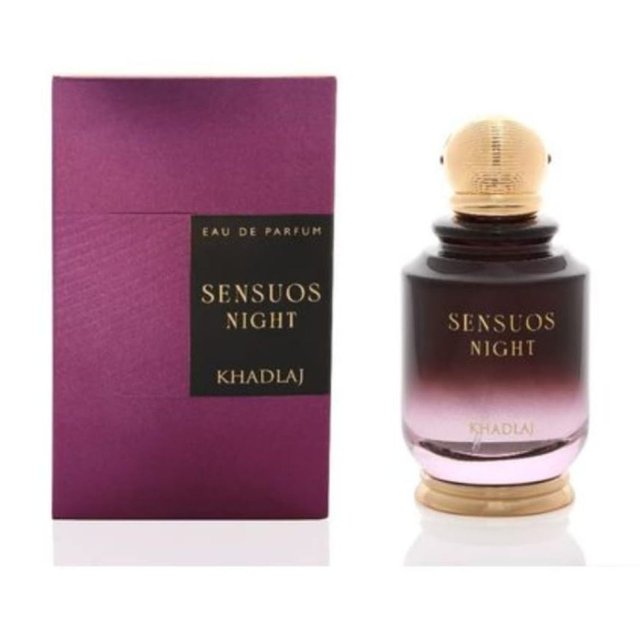 Khadlaj Sensous Night EDP UNISEX Spray 3.4 Fl Oz Scent Fragrance Long-Lasting Perfume
