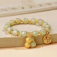thumbnail image 5 of GKNET Vintage Chinese Fashion Beaded Bracelets Lucky Peanut Pendant Elegant Bracel WY4, 5 of 7