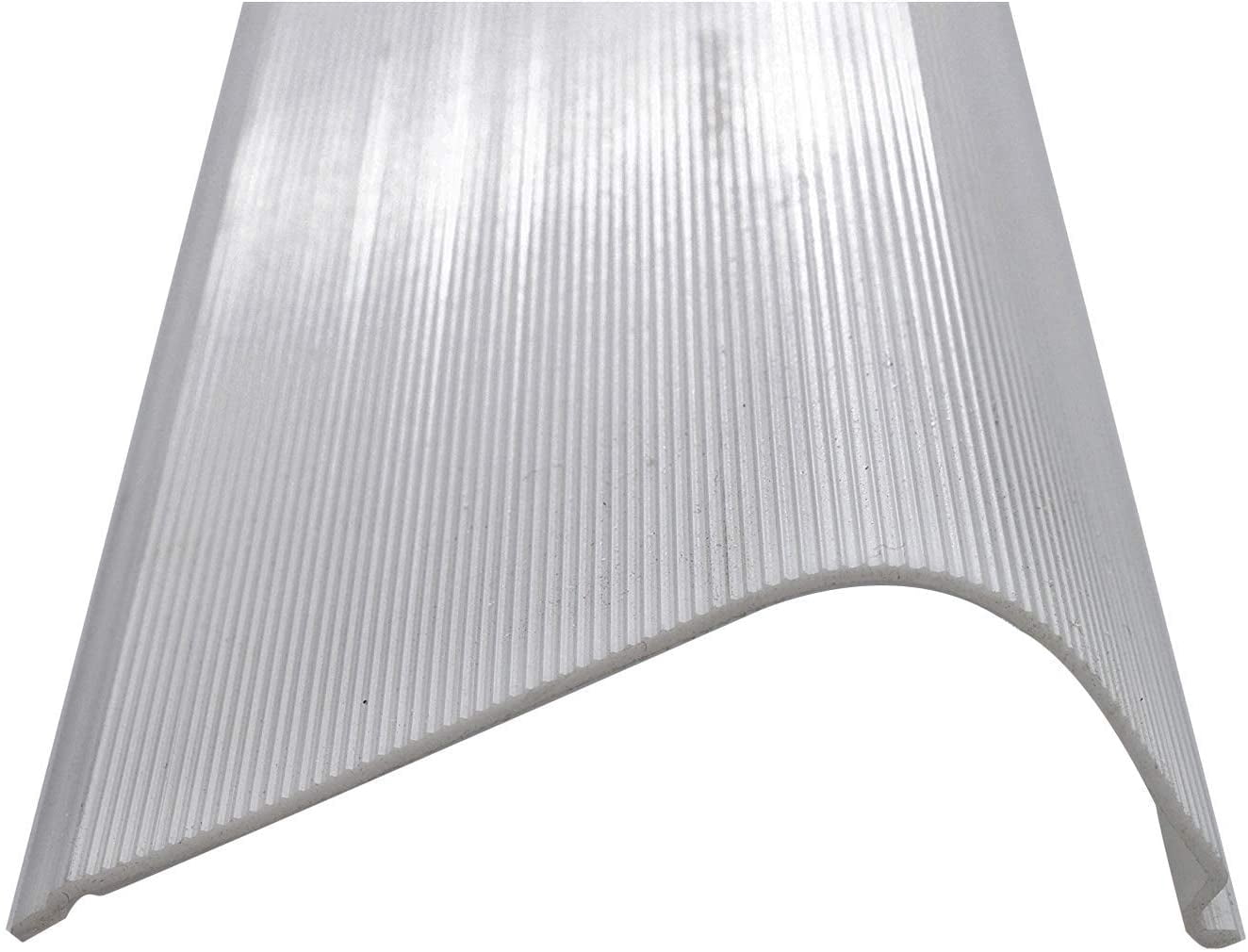 RGHJAR-Beam Lighting Under Cabinet Light Cover Replacement | White Ribbed Acrylic Diffuser (Curved, 12")