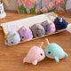 thumbnail image 5 of Lindos juguetes de peluche colgantes de narval, muñeco de peluche de pez marino de dibujos animados suaves, mochila, llavero, bolsa, colgante, regalos de cumpleaños para niños, 5 of 5