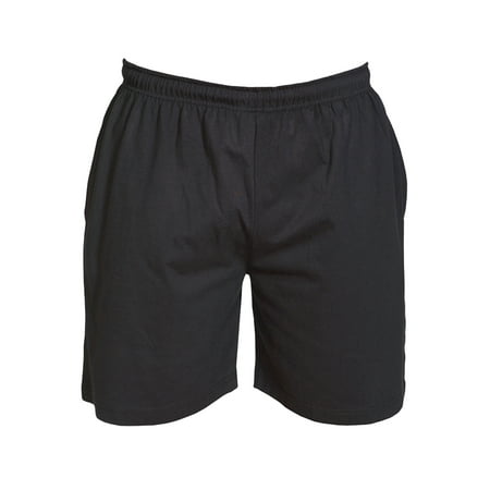 Men's Sport Shorts With Pockets - 100% Cotton - Adjustable Draw Cord No Mesh Liner - SIZING RUNS SMALL ORDER THE NEXT SIZE