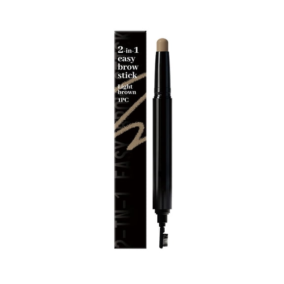 Mineart 2 in 1 Double Head Eyebrow Pencil, Dual Tip Precision Design, Waterproof Sweatproof Formula, Smooth Pigment for Filling & Detailing, Wild Brow Makeup Essential