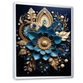 thumbnail image 2 of Designart "Sacred Om Hinduisim Art wall art" Hinduisim Floater Framed Wall Art Print, 2 of 7