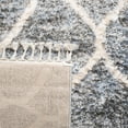 thumbnail image 6 of SAFAVIEH Berber Fringe Cassius Geometric Shag Area Rug, Gray/Cream, 8' x 10', 6 of 10