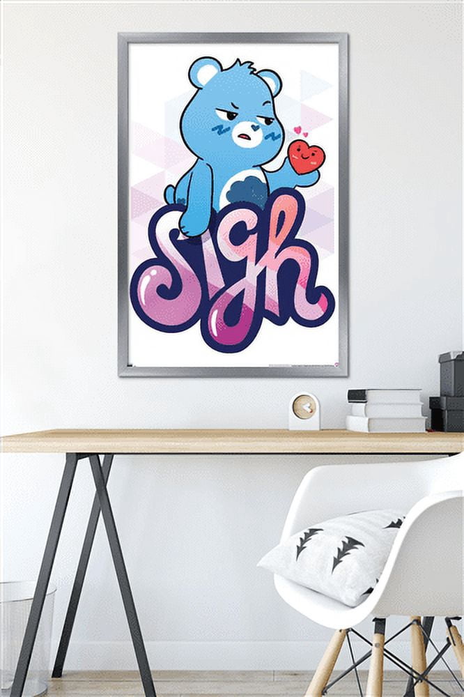 Care Bears: Unlock The Magic - Sigh Wall Poster, 22.375" x 34" Framed