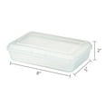 thumbnail image 2 of Pencil Box Lightweight design Plastic box, Snap-on Lid -Clear Color 4 box, 2 of 5
