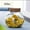 1PCS, variant on 500ML Clear Glass Storage Canister,Round Decorative Small Container Jar for Coffee,Spice,Candy,Salt,Cookie,Condiment,Sugar