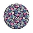 thumbnail image 3 of Rv Spare Tire Cover 15 inch - Bird Flowers leaves Tire Covers for Trailers, Adjustable Camper Spare Tire Cover, 3 of 7