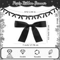 thumbnail image 2 of Dalrosia 2PCS Bow Garland Banner 16.4 ft Bow Party Decorations for Girls Pastel Bow Ribbon Banner Bow Birthday Baby Shower Decorations Coquette Bridal Shower Party Supplies, 2 of 5
