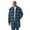 Dark Blue Plaid, variant on Men's Big & Tall Wool Dress Coat
