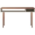 thumbnail image 1 of Windsor Wood 47" Modern Accent Console Table in Off White & Nature, 1 of 10