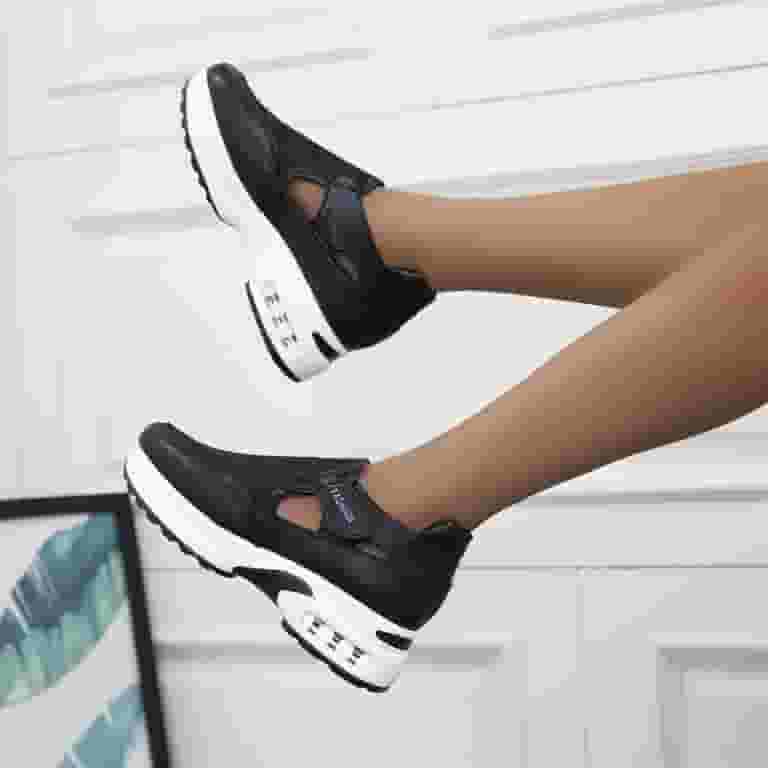 スニーカー SUN68 Woman Sneakers Black Z43210 11 Zunfeo Women's Sneakers- New Fashion and Personality Hollow
