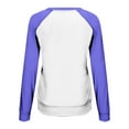 thumbnail image 6 of Dyegold Womans Sweatshirt Ladies Cute Comfy Color Block Tops Womens Hoodies Pullover Womens Fall Tops Y2K Clothes Long Sleeve ​Christmas ​Oversized Sweatshirt Women ​Clearance Sale, 6 of 7