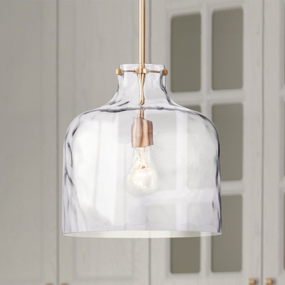 Luxury Farmhouse Pendant, Satin Gold, ULB2341