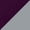 Violet/chrome, variante sur Nicole Miller Tadeo Banc en Velours Rembourré, Capitonné à Canaux, Fuselé, Fini Laqué Miroir, Pied en Acier Inoxydable, Gris Pâle/or