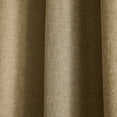 thumbnail image 6 of Lush Decor Meena Slub 100% Blackout Window Curtain Panels Pair 52" W X 84" L Golden Wheat - Blackout Curtains - Drapes - Tan Curtains - Modern Décor, 6 of 9