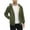 #（New）Army Green, variant on CYiJun Hoodies for Men with Zipper,Heavyweight Fleece Jackets Full Zip Up Thick Sherpa Lined Sweatshirt