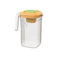 thumbnail image 2 of Fufafayo Cold Drink Jug 2200ml Large Capacity Beverage Pitcher, Transparent Plastic Iced Tea Coffee Pitcher, Home Kitchen Drinkware for Juice Water Lemonade Iced Brew, 2 of 7
