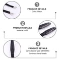 thumbnail image 3 of Miangastore 4pcs LED Durable Universal Motorcycle Turn Signal Motorbike Lamp (Black), 3 of 8
