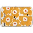 thumbnail image 1 of IFENGAlfombra de baño de microfibra, ultrasuave, peluda, con diseño de flores, para bañera, ducha, interior y exterior, antideslizante, lavable a máquina, duradera., 1 of 5