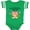 Football Green and White, variant on Inktastic My Aunt and Uncle Love Me with Cute Kitten and Flowers Boys or Girls Baby Bodysuit