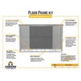 thumbnail image 3 of Arrow Grey Floor Frame Kit For Elite Sheds 6X4, 8X4, And 10X4 Ft., 3 of 5