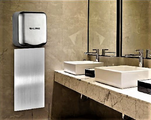 1800 Watts Commercial Stainless Steel High Speed Stainless Steel Brushed Alpine Hemlock Heavy Duty Automatic Hot Hand Dryer 220-240 Volts 