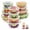 Green, variant on 34pcs Glass Food Storage Containers with Lids Set, Airtight Meal Prep Containers (17 Containers & 17 Lids), Grey