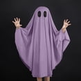 thumbnail image 2 of Likimi Toddler Kids Girls Halloween Costume Solid Color Tops Loose Relaxed Soft Clothes For Performance Size 5-6 Years Purple, 2 of 9
