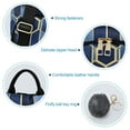 thumbnail image 7 of FORMRS Women's Travel Backpack Purse Anti-Theft Hidden Pockets Casual Shoulder Bag, Blue Hexagon Pattern, 7 of 7
