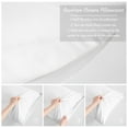 thumbnail image 5 of [Pillowcase]-Ultra Soft Brushed Microfiber Pillowcases Set, Cozy Machine Washable Bed Pillow Cases, Standard Size, White, 2 Piece, 5 of 8