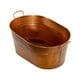 thumbnail image 1 of Cubo de hielo galvanizado, cubos de cerveza para fiestas, bañera ovalada galvanizada para bebidas, cubos de metal para bebidas para comedor, Picnics,, 1 of 9
